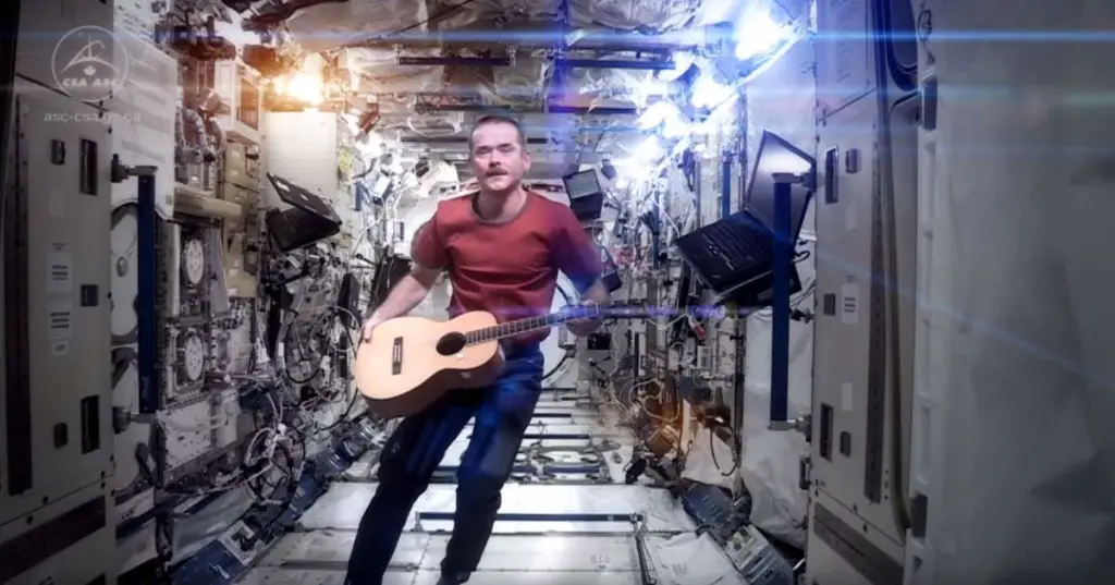 Chris Hadfield - Space Oddity - International Space Station cover