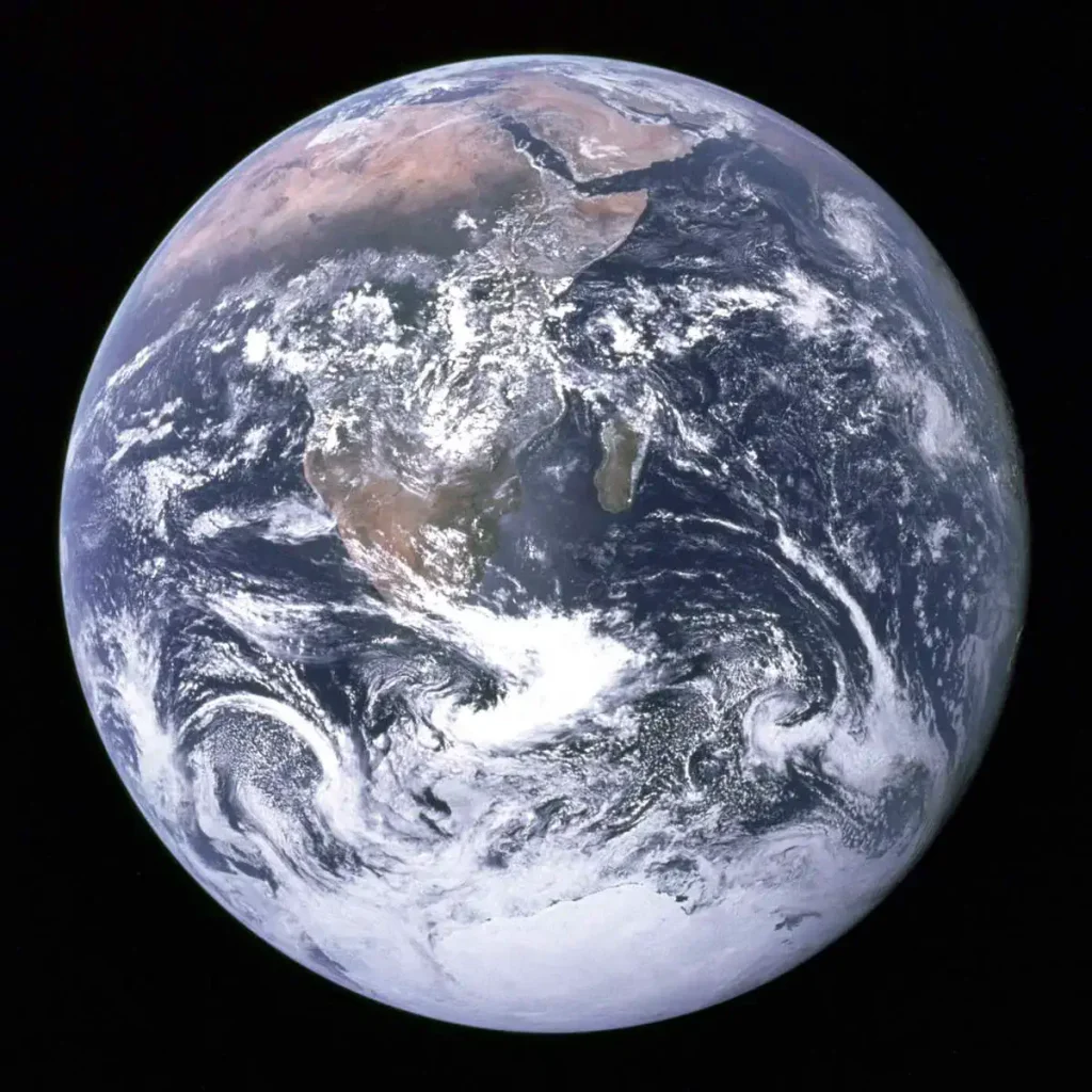 The Blue Marble: Apollo 17 Earth image