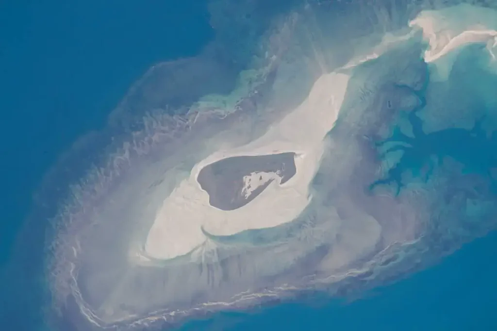 Adele Island, Northwest Australia from the International Space Station