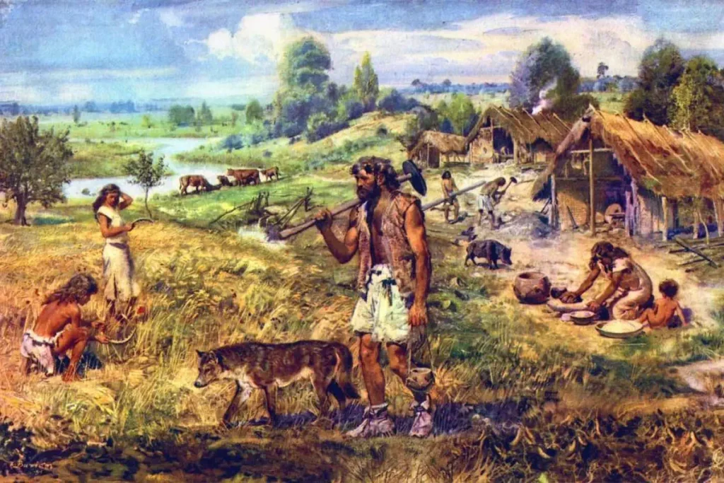 When did Anthropocene begin? A neolithic settlement