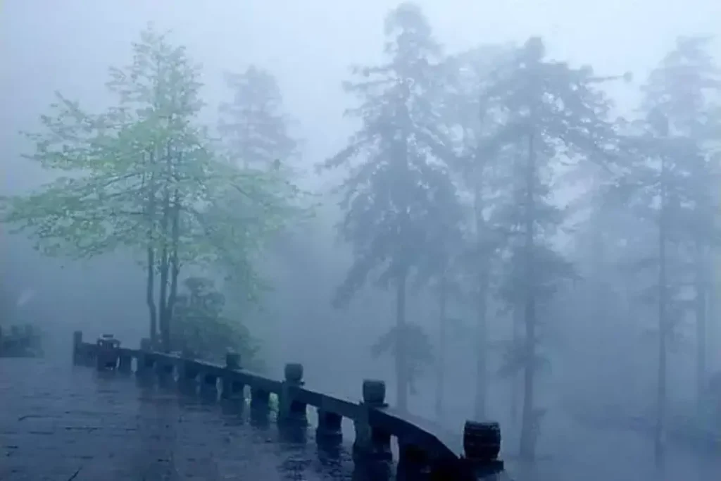 Wettest places on Earth: Rain on Mount Emei