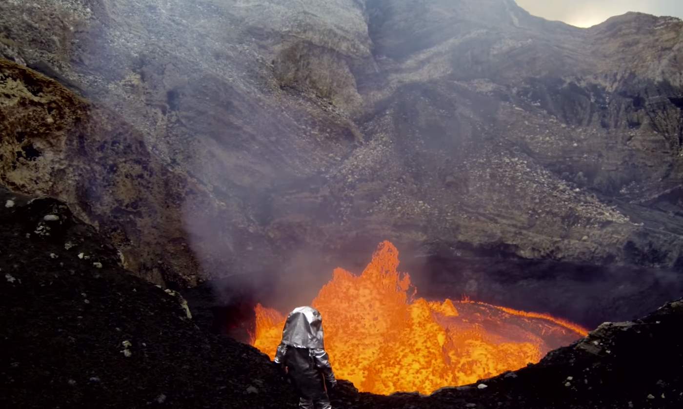 Drones Sacrificed for this Spectacular Volcano Video - Marum Crater (closeup)