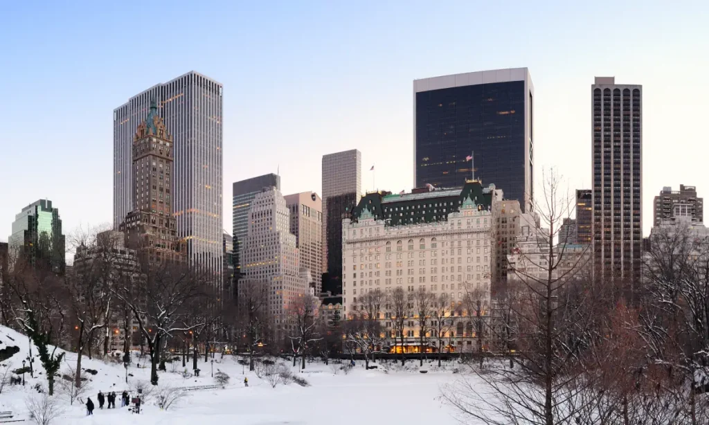  New York City, Manhattan, Central Park panorama