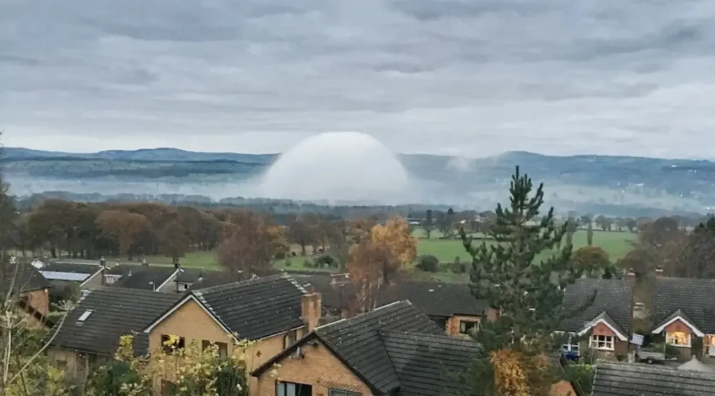 Rare Natural Phenomena: Denbighshire fog dome