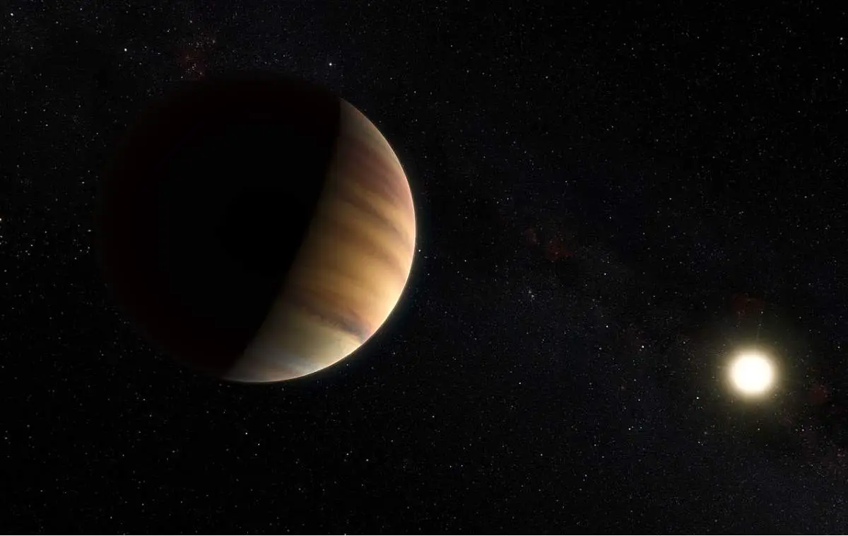 Artist's impression of the exoplanet 51 Pegasi b