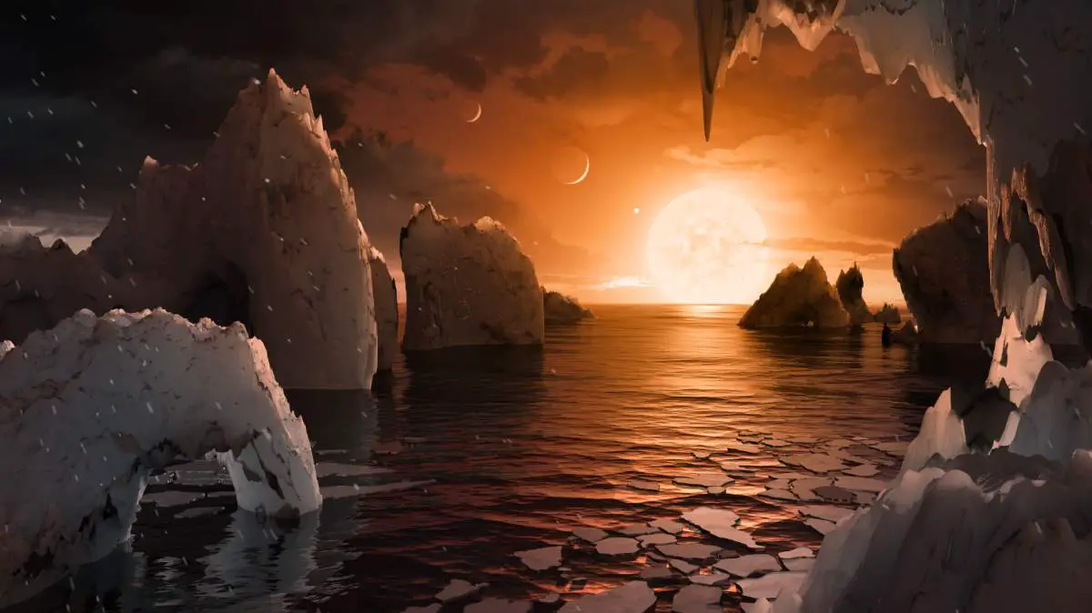 TRAPPIST-1 System May Contain Water: Possible surface of TRAPPIST-1f