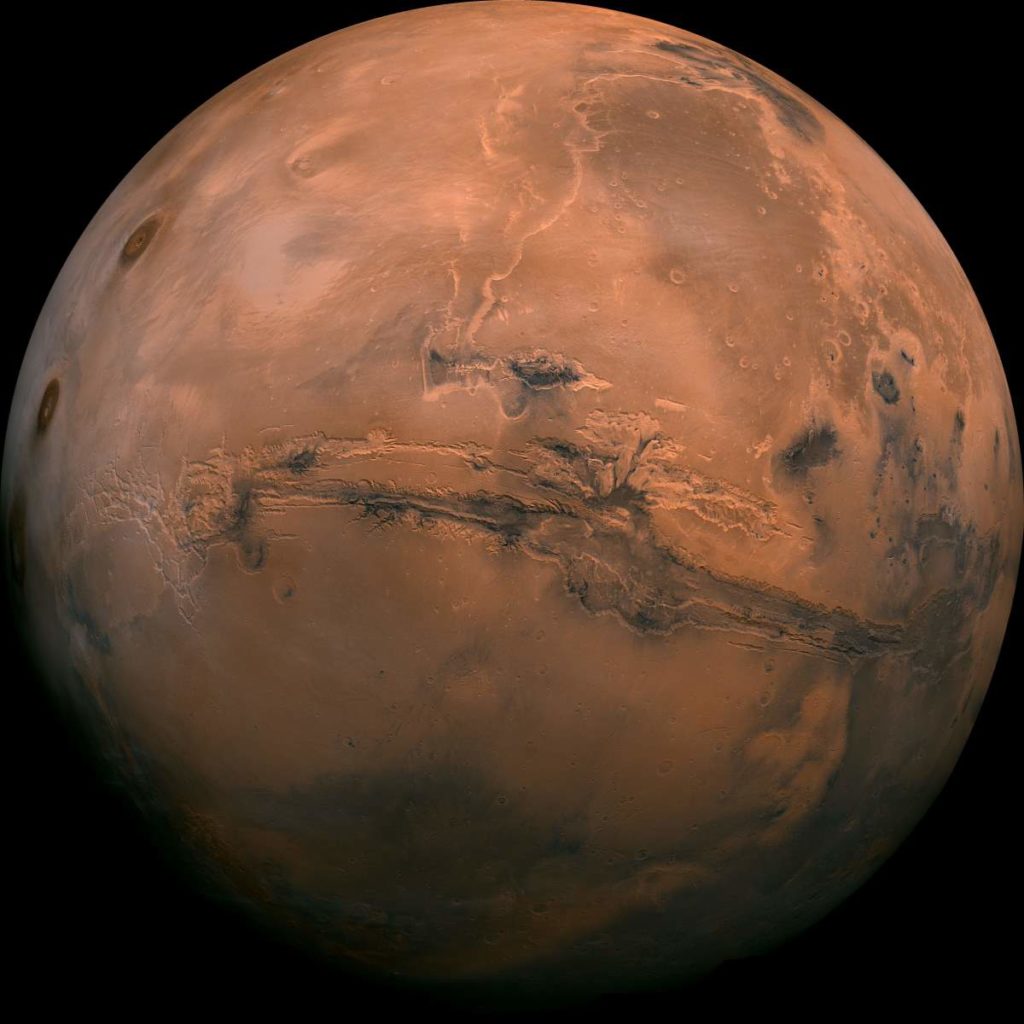 How Earth could die: Mars - Valles Marineris Hemisphere Enhanced