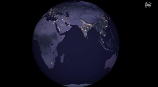 Earth from Space at Night (NASA)