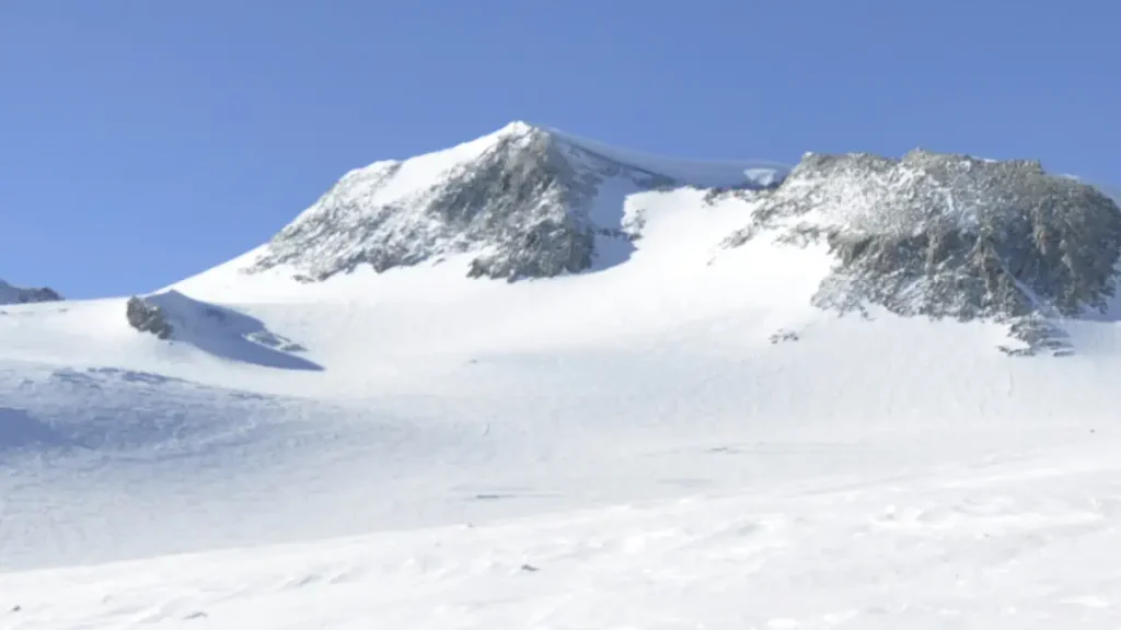 Mount Vinson or Vinson Massif, the highest peak in Antarctica