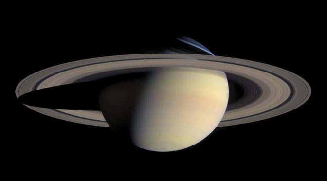 Saturn From Cassini (October 6, 2004)