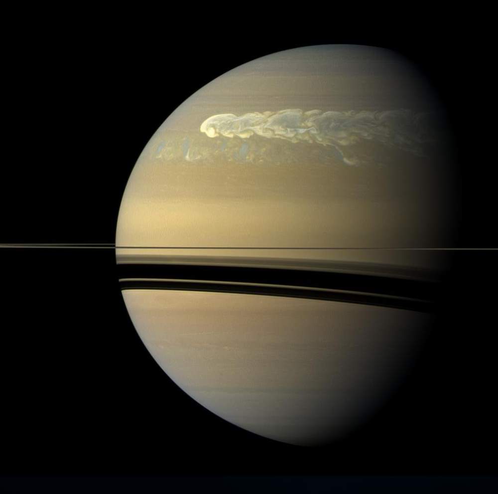 Storm on Saturn from Cassini (February 25, 2011)