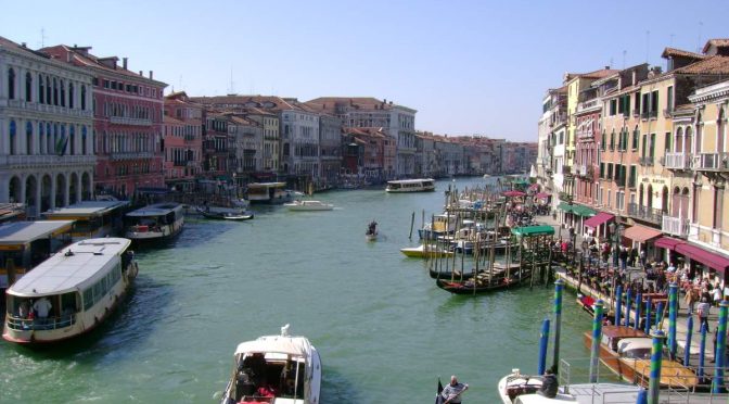 Venice, Grand Canal from the Rialto Bridge