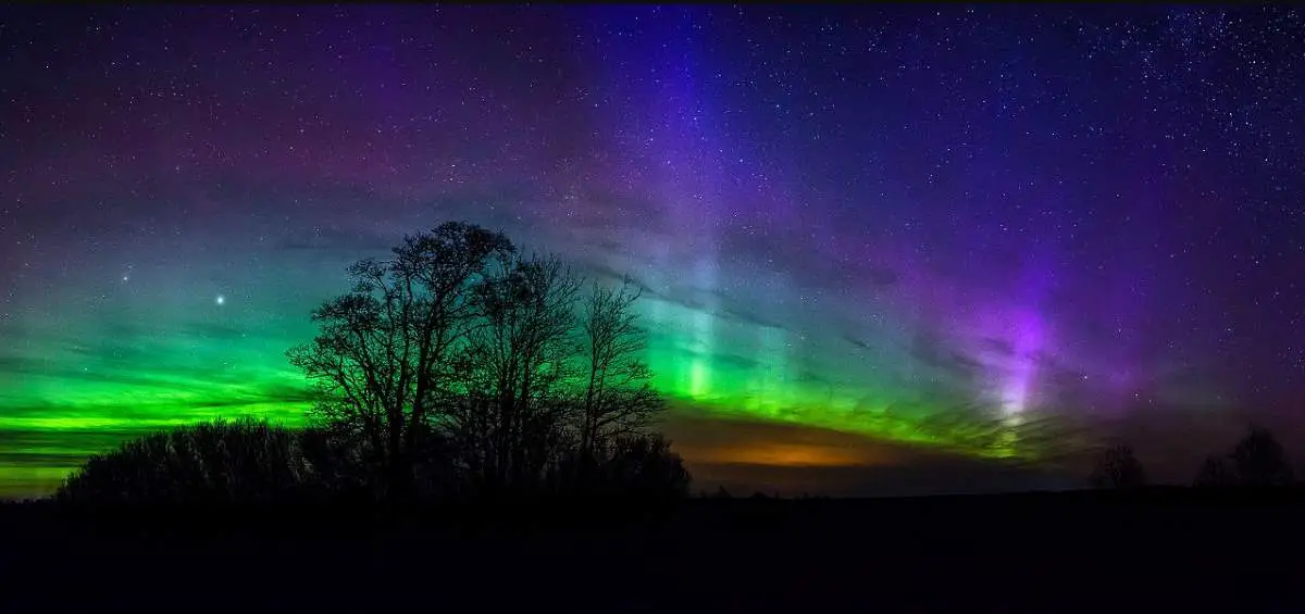 An Aurora Borealis photographed in Estonia