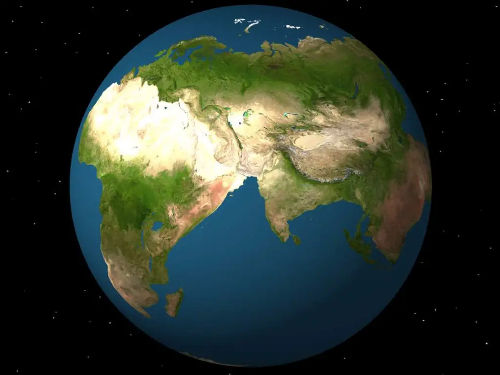 Earth, 250 million years in future: Pangaea Ultima