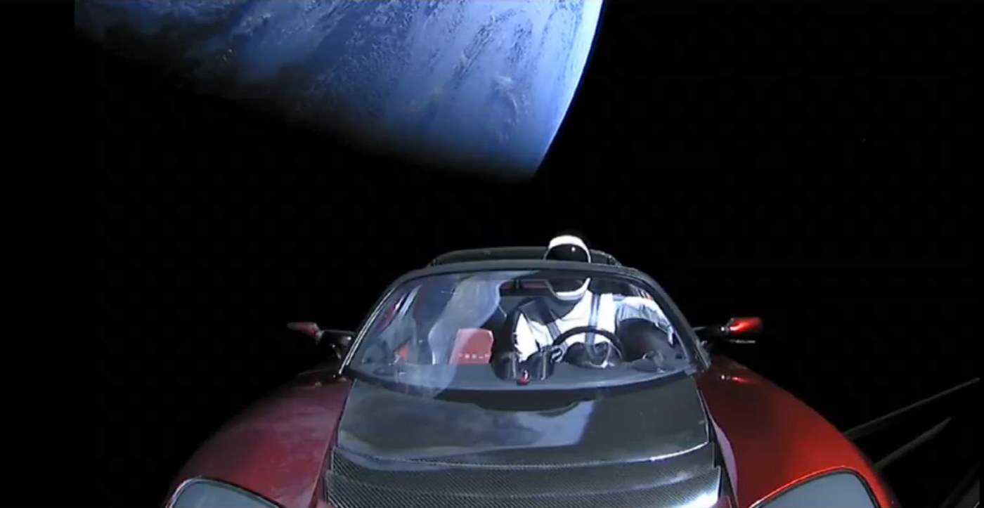 Falcon Heavy Test Flight: Starman and Earth 2.