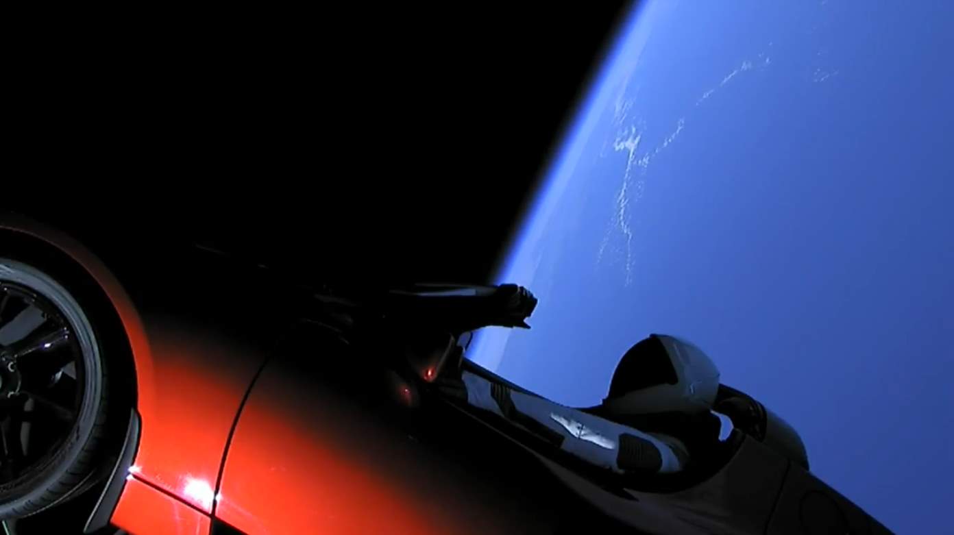 Falcon Heavy Test Flight: Tesla in space