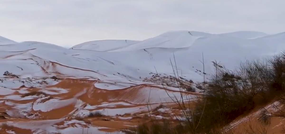 Snow in Sahara