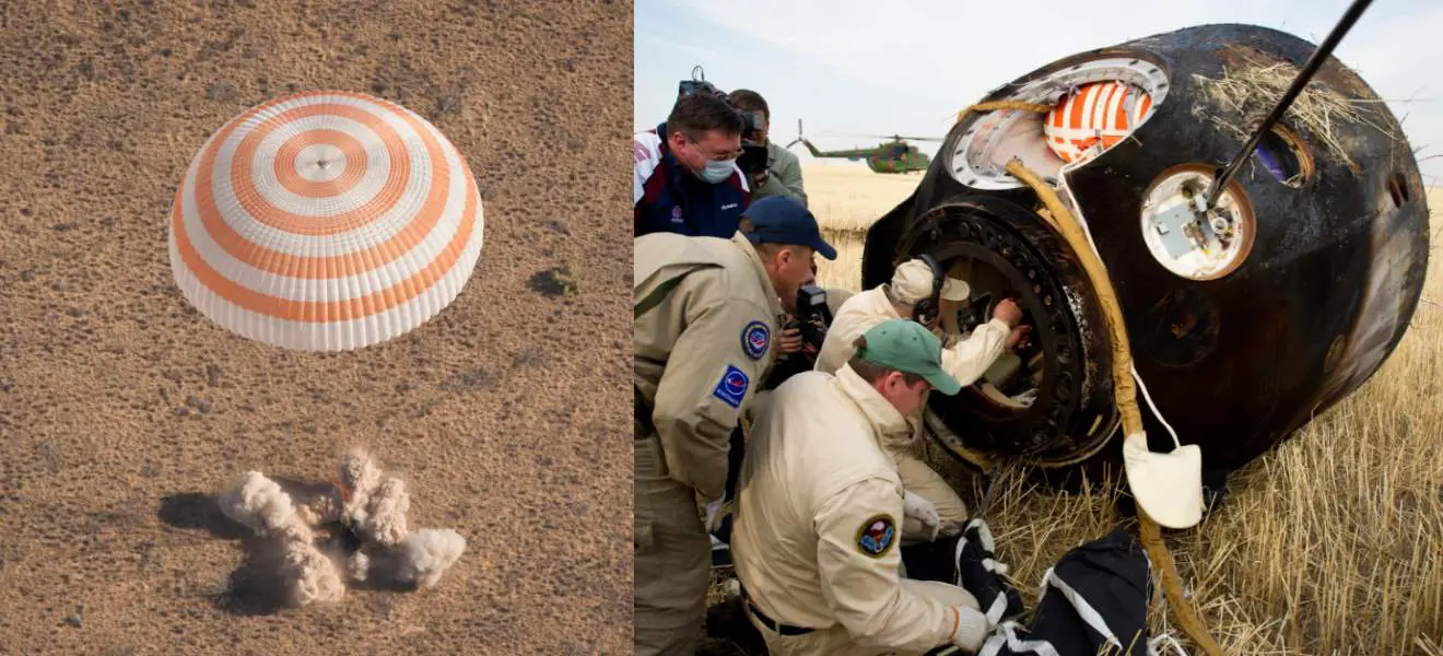 Soyuz landing