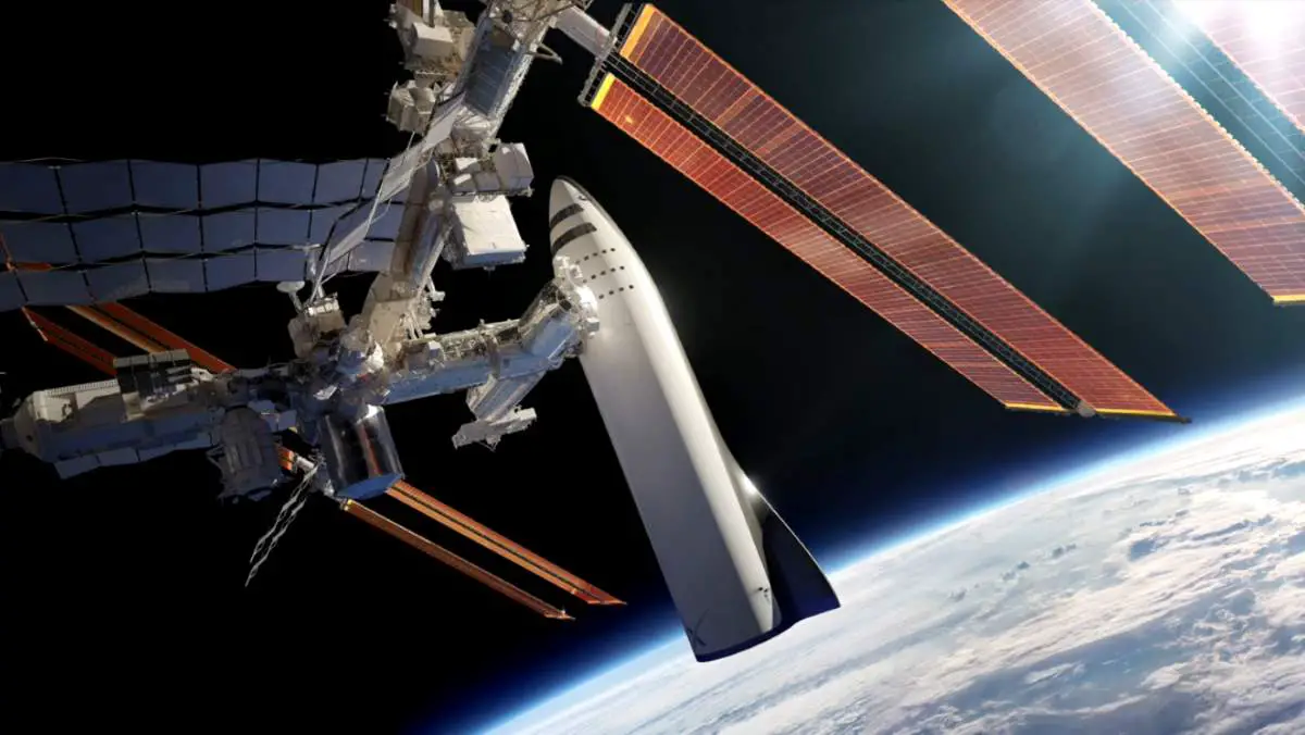SpaceX BFS servicing the International Space Station