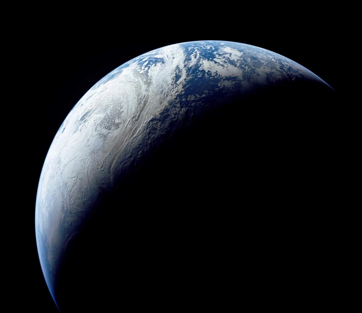 Earth from Apollo 4