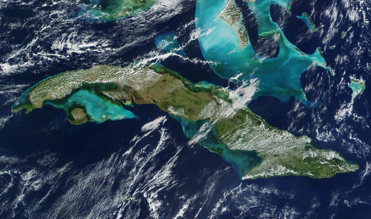 Largest Islands on Earth: Cuba from space