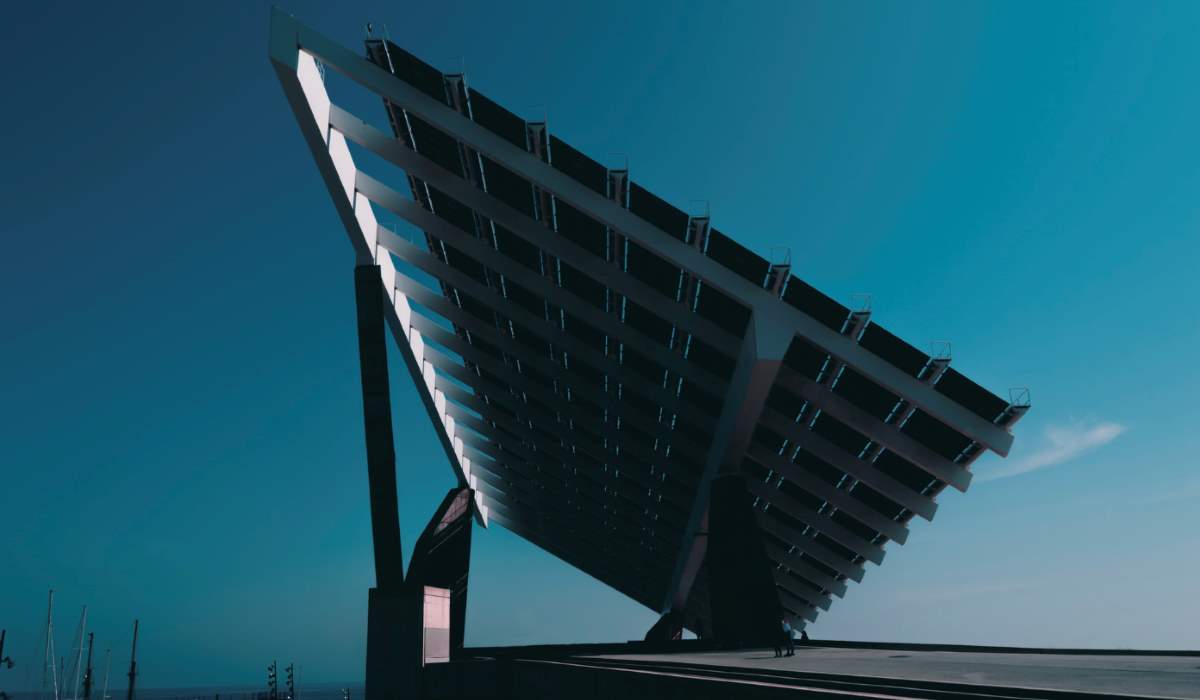 A giant solar panel