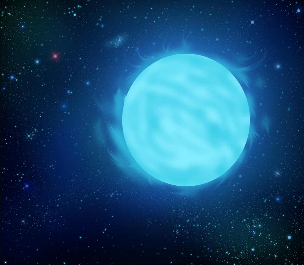 R136a1 - an artist's impression - the most massive star ever known
