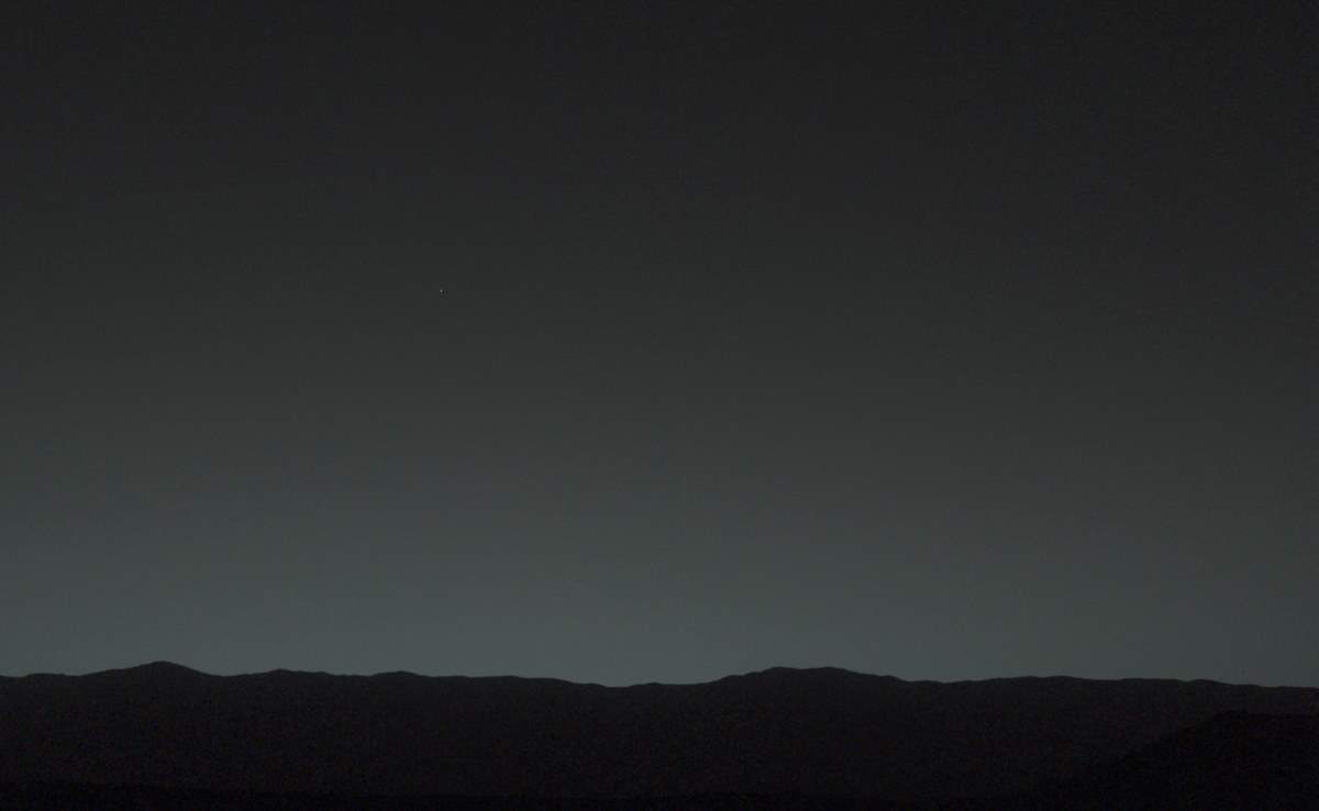 PIA17936: Earth from Mars by the Curiosity Rover (January 31, 2014)