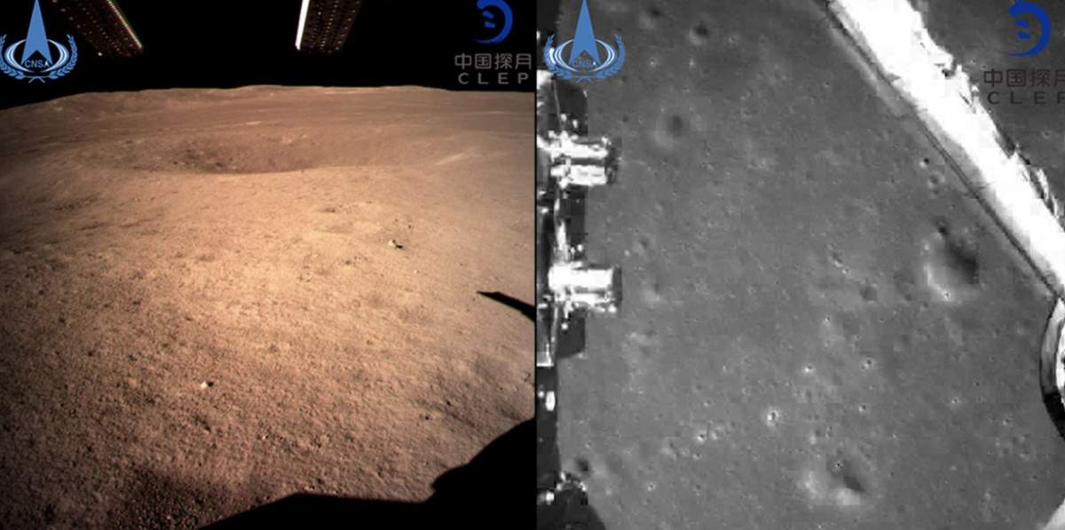 The first photos from the Chang'e 4 lunar lander and rover