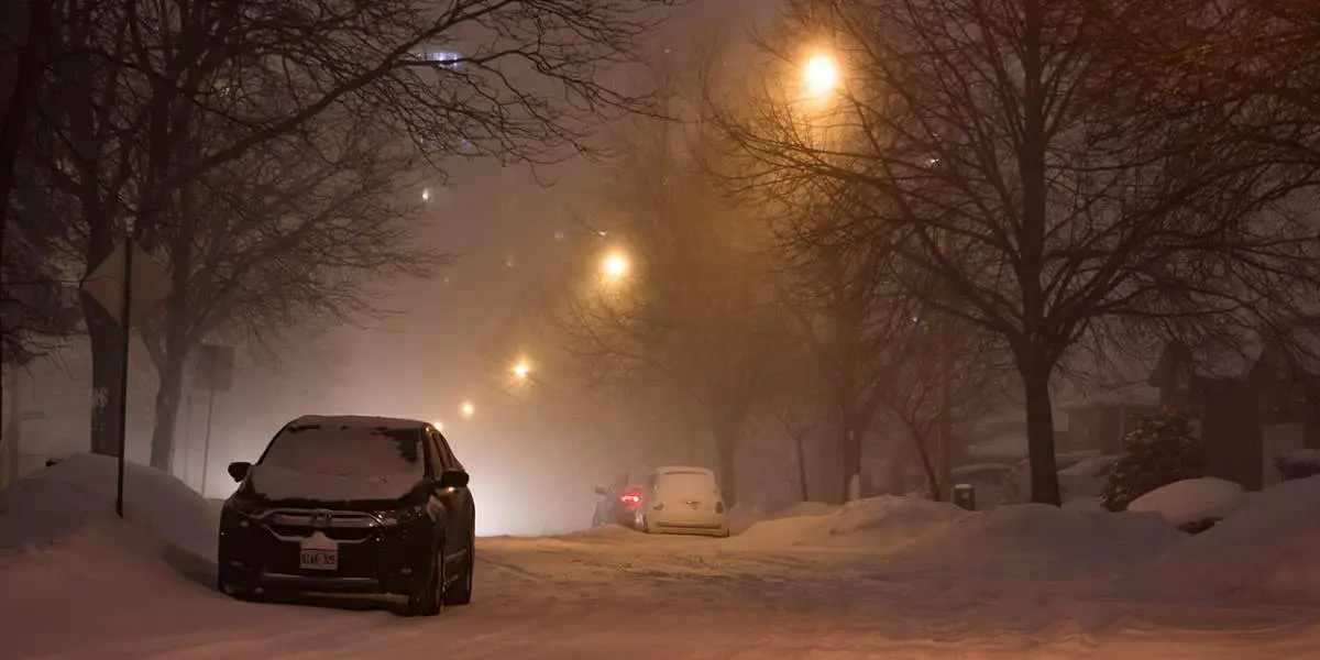 Snow storm in Toronto in January 2019