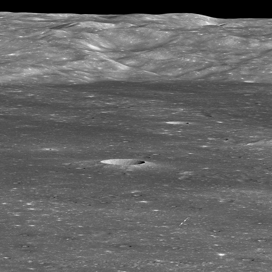 Chang'e-4 from LRO (January 30, 2019)