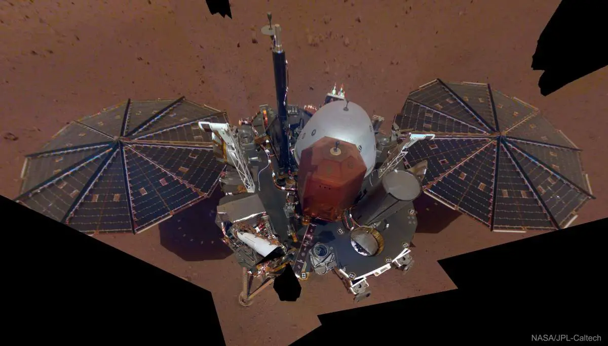 Top 20 Exciting Advances in Space Science in the 2010s: InSight Lander Selfie