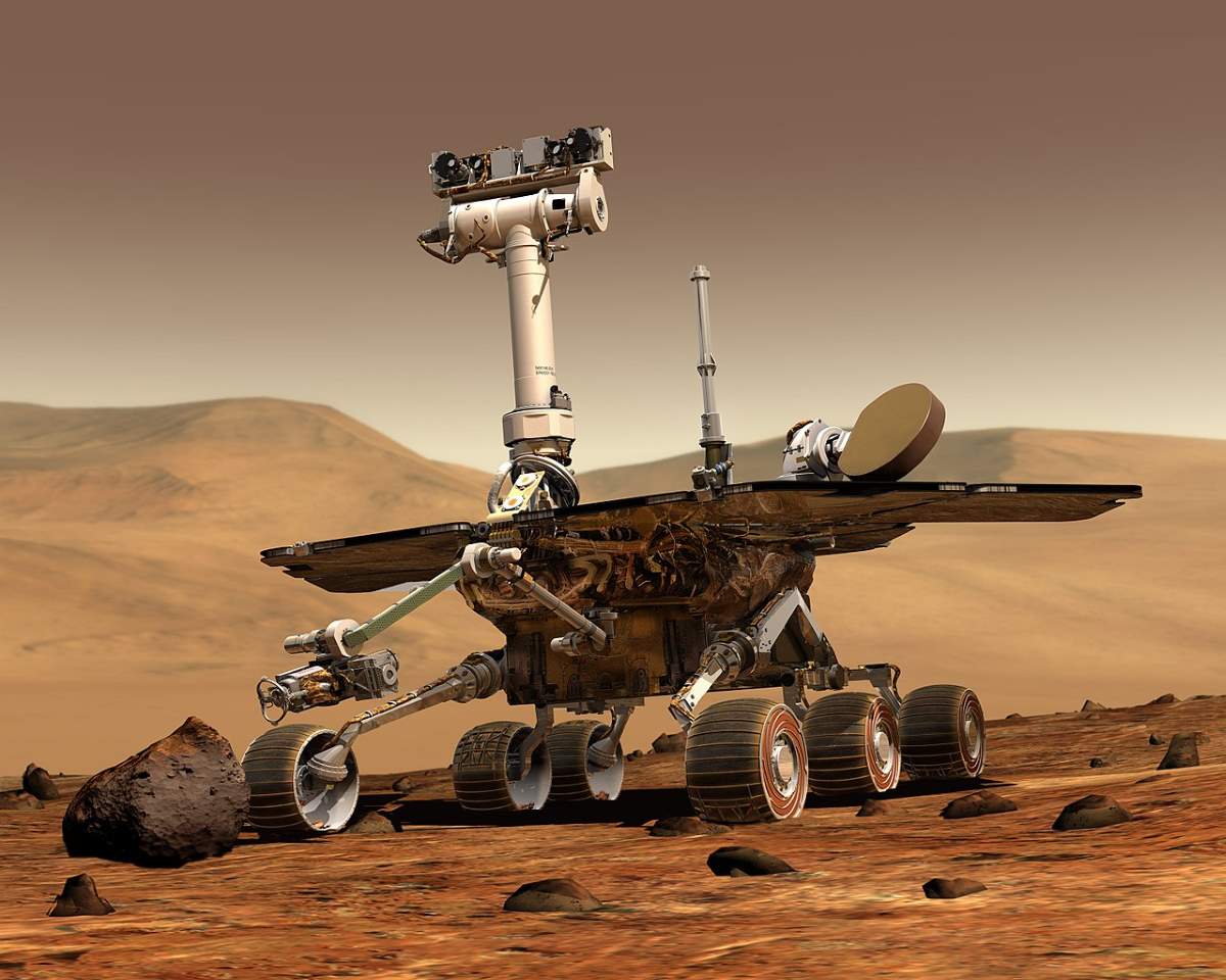 Opportunity Mars rover - artist conception