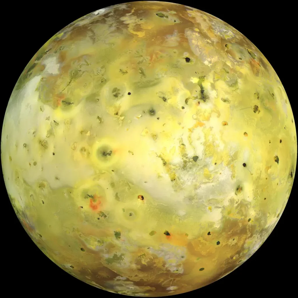 Largest non-planets in the solar system: Io [Jupiter's moon]