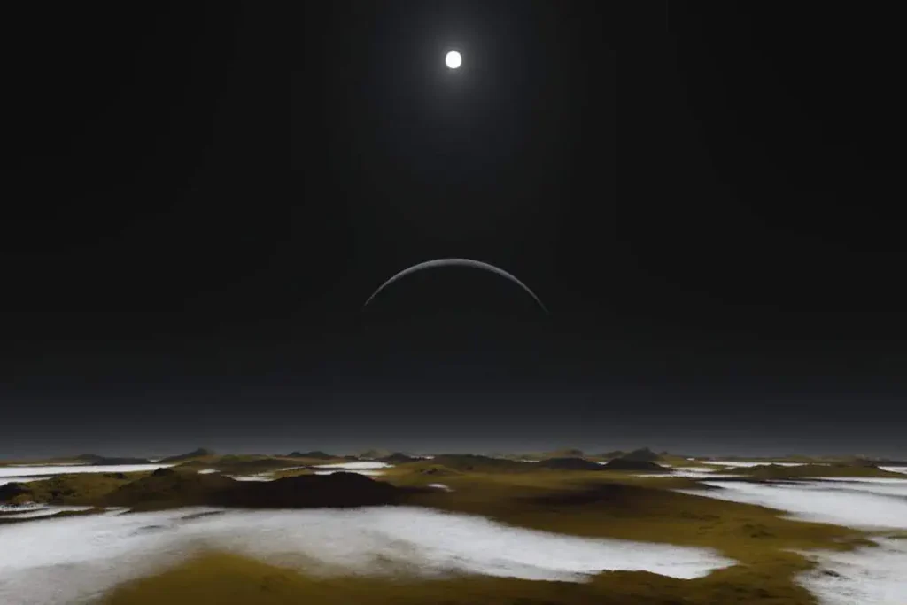 Pluto at High Noon (Artist's Concept)