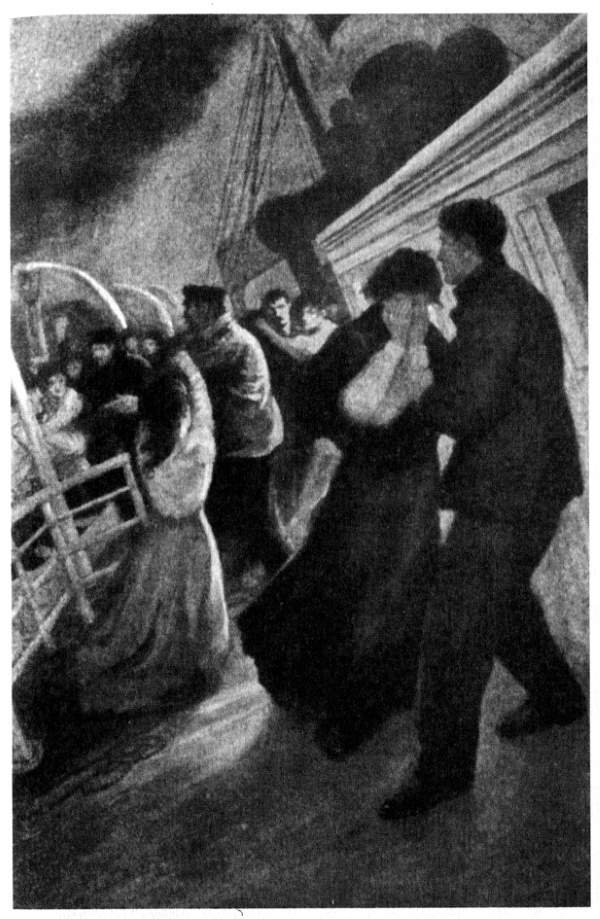 The sad parting (Titanic, 1912)