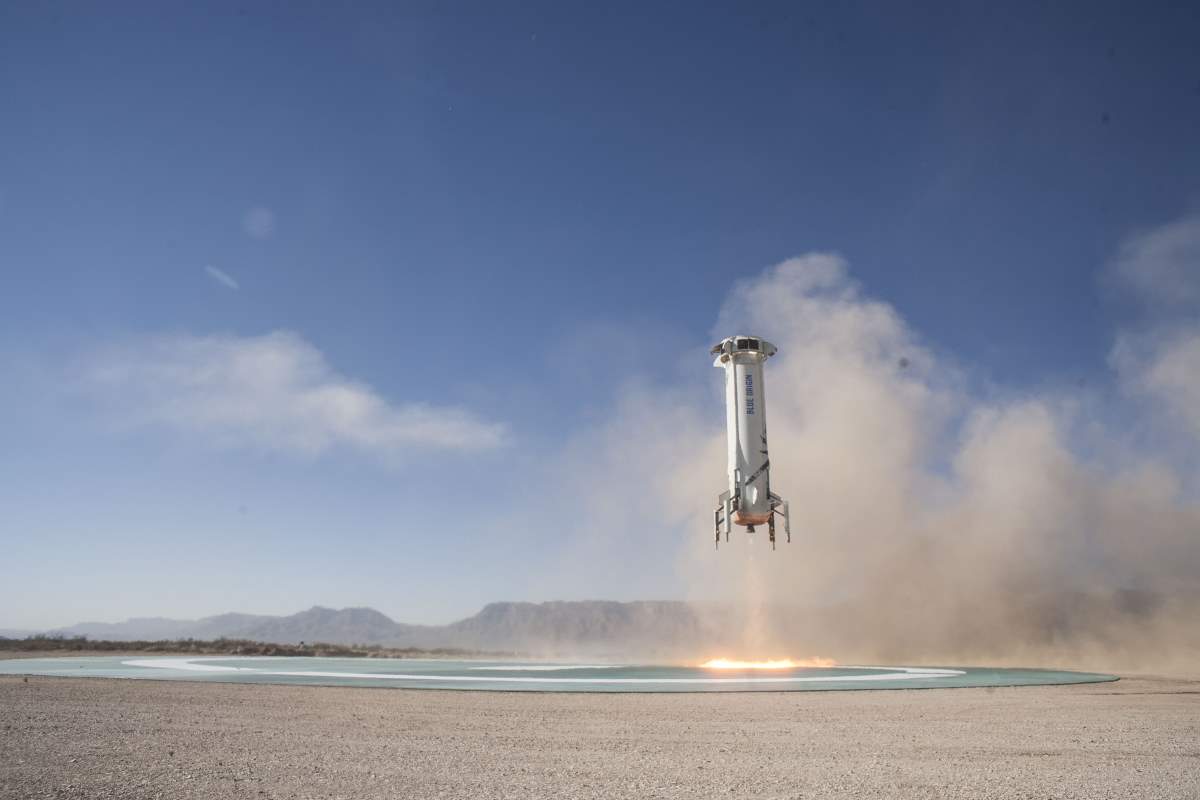 Going to Space to benefit Earth: New Shepard rocket landing on December 12, 2017