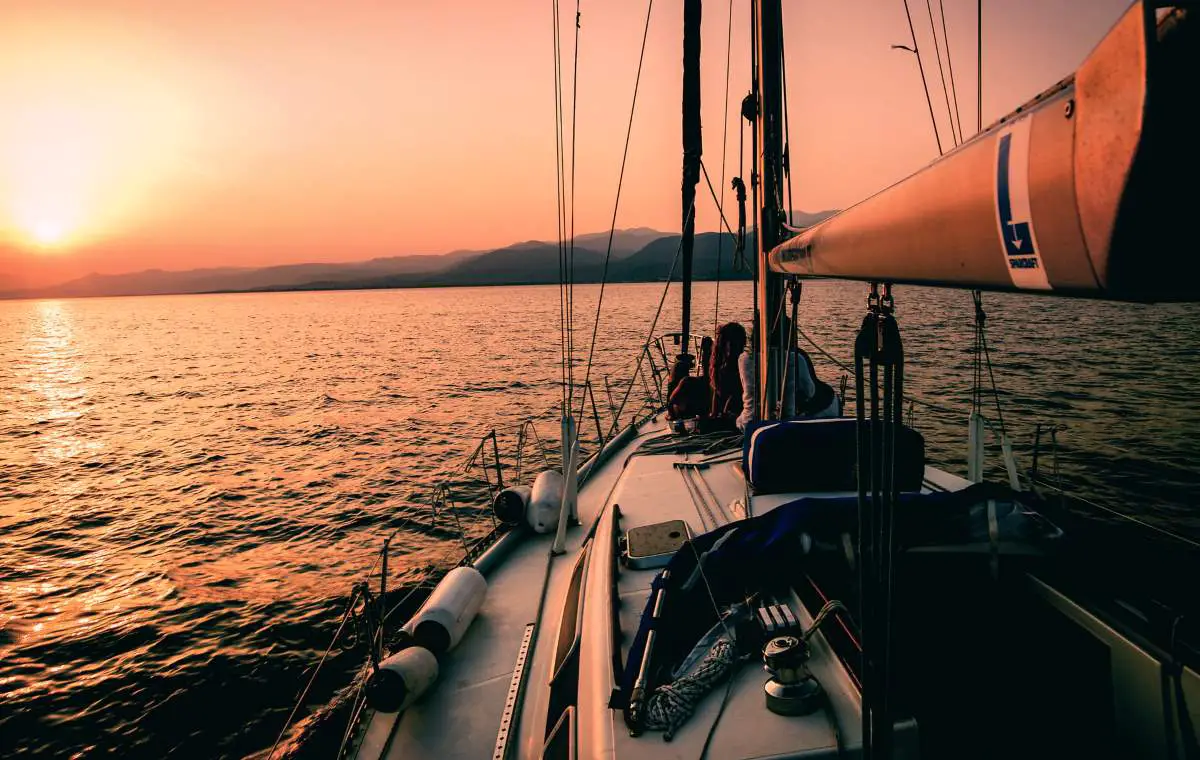 Sailing in Aegean Sea