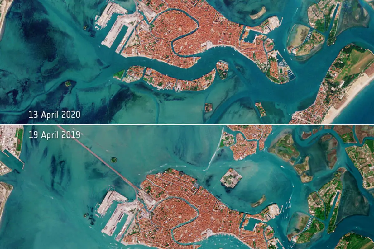 Venice from Space, 2019-2020 (cropped)