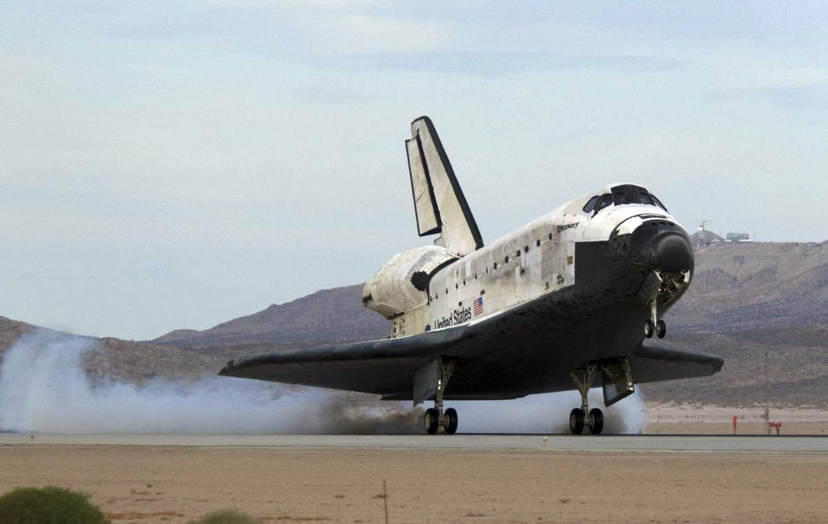 How to land the Space Shuttle... from space?