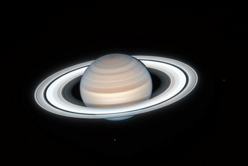 Saturn by Hubble Space Telescope. July 4, 2020