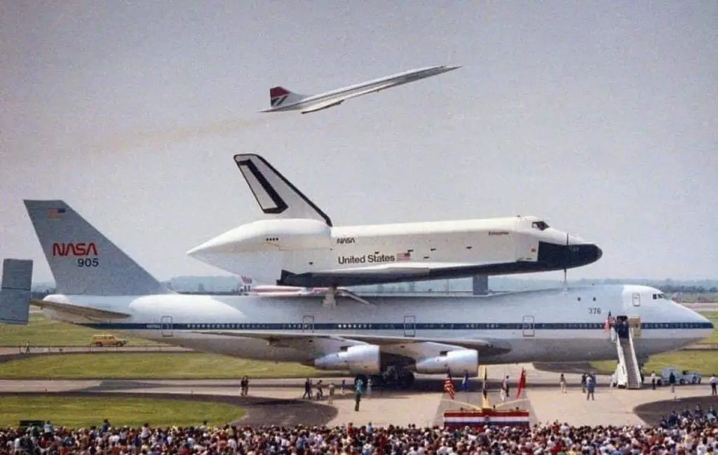 Space Shuttle, Boeing 747, and Concorde (featured)