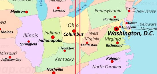 Fun geography facts - West Virginia