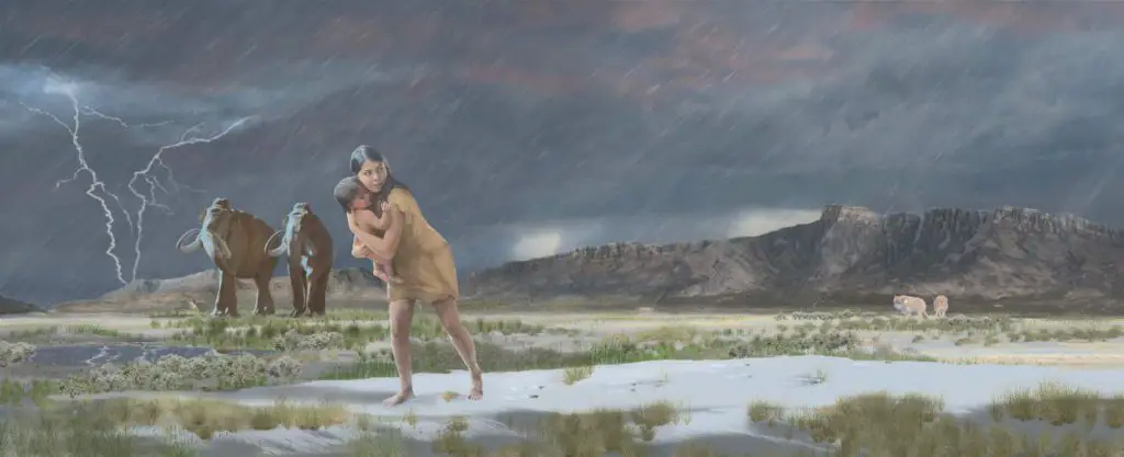 The longest known prehistoric journey: a woman and her baby