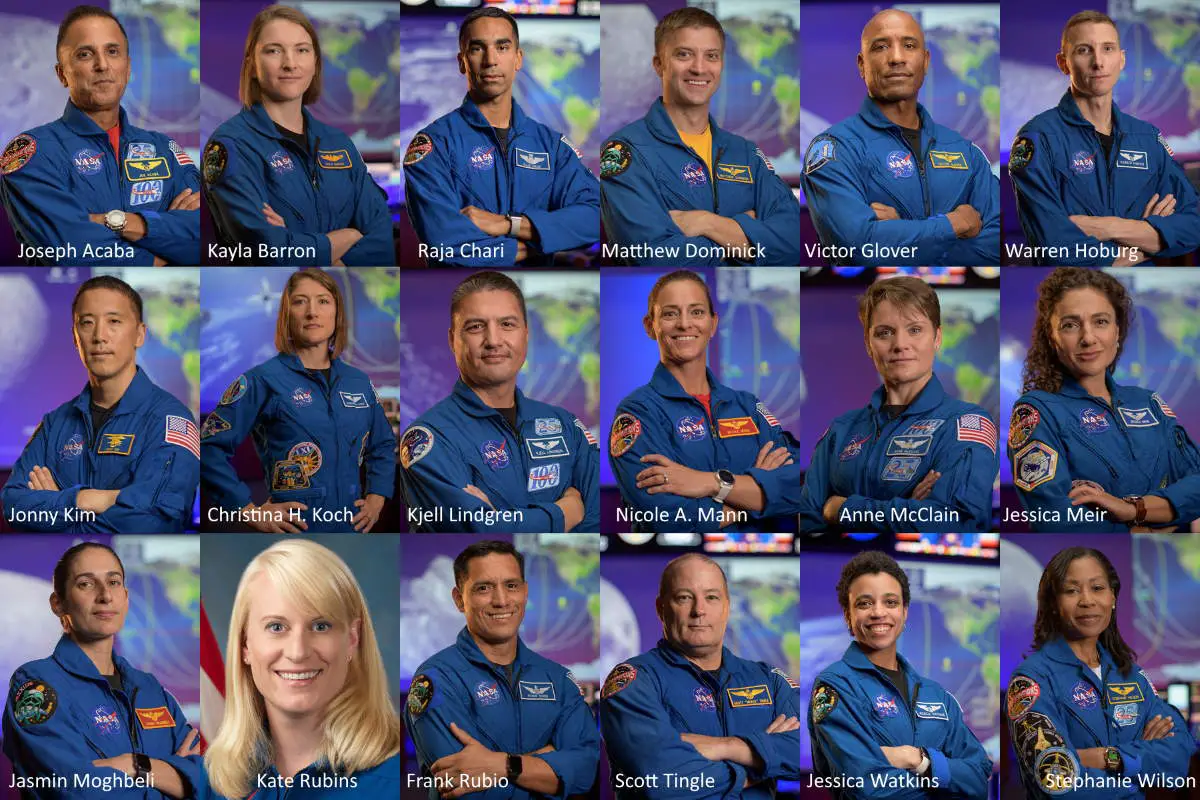 NASA Artemis Team - Future moon landing astronauts - one of them will be the first woman on the Moon