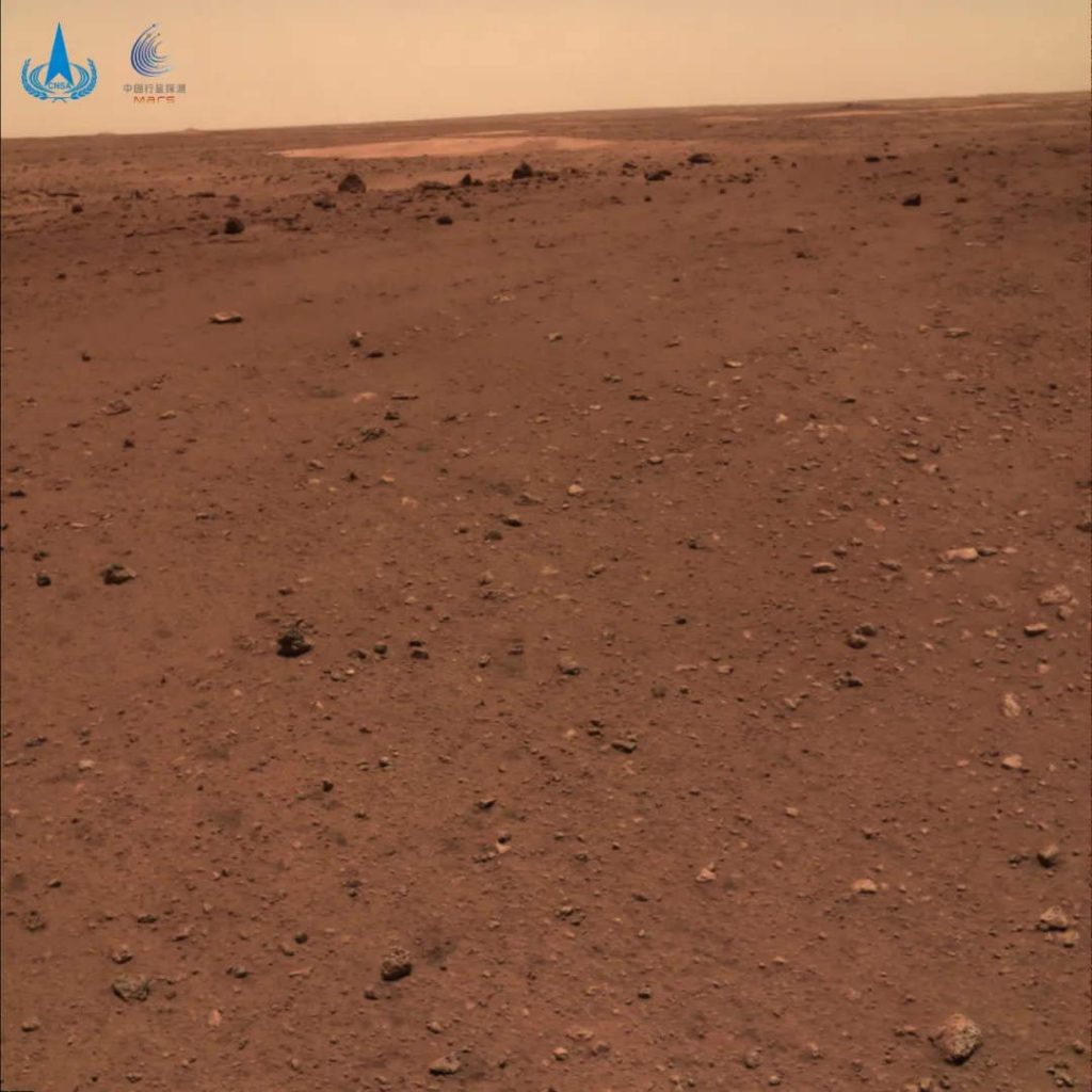 Mars panorama by the Zhurong rover