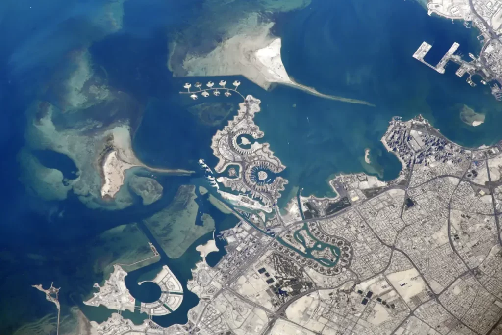 Most beautiful Earth photos taken from the International Space Station in 2021: Doha, Qatar