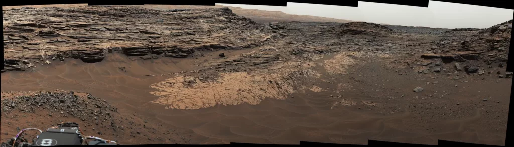 Marias Pass on Mars. Curiosity image.