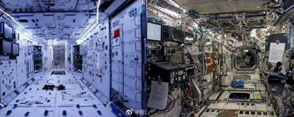 Tiangong vs ISS