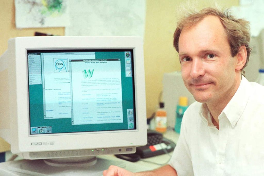 Tim Berners-Lee, the inventor of the World Wide Web